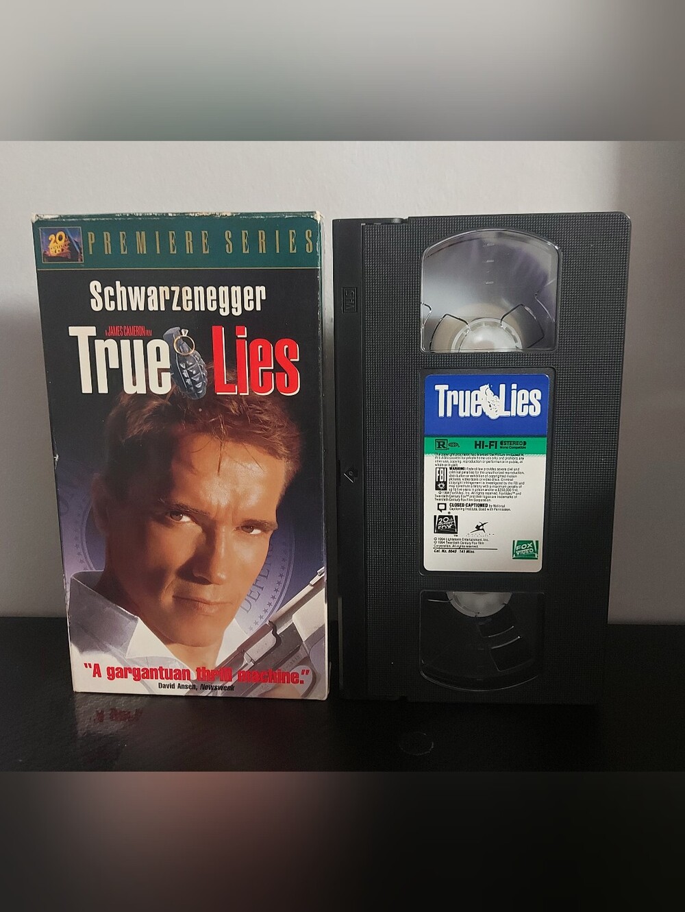 ​True Lies VHS 1994 Arnold Schwarzenegger Fox Video